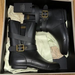 Brand new Burberry rain boot